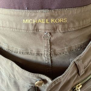 Michael Kors Jeans - Michael Kors Brown Jeans w Gold Zippers Michael Kors Jeans - Michael Kors Brown Jeans w Gold Zippers
